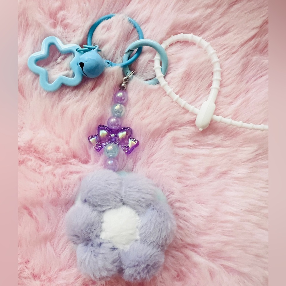 Buy 3 get 1 free❤️❤️Purple and Blue Keychain Accessory